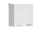 Wall cabinet JUNONA LINE G2D/60/57 BRW chalk gloss order